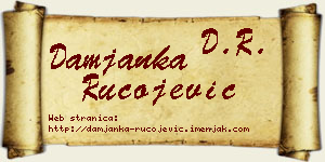 Damjanka Rucojević vizit kartica
